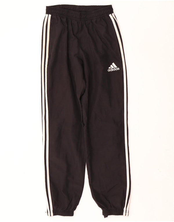 Adidas Mens Tracksuit Trousers Joggers Small  Black Polyester