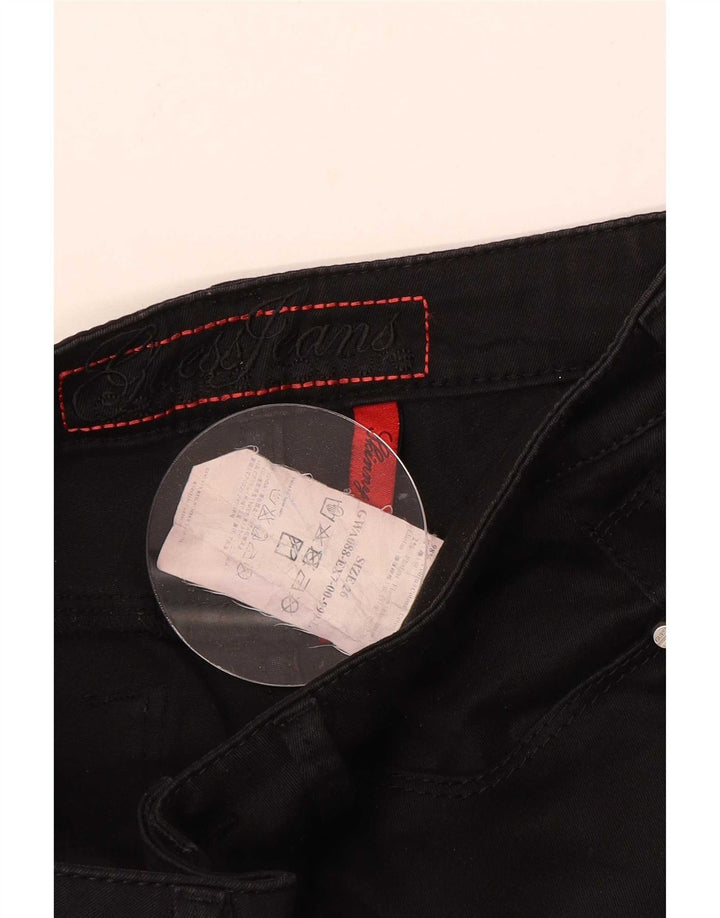 Guess Womens Slim Jeans W26 L33 Black Cotton