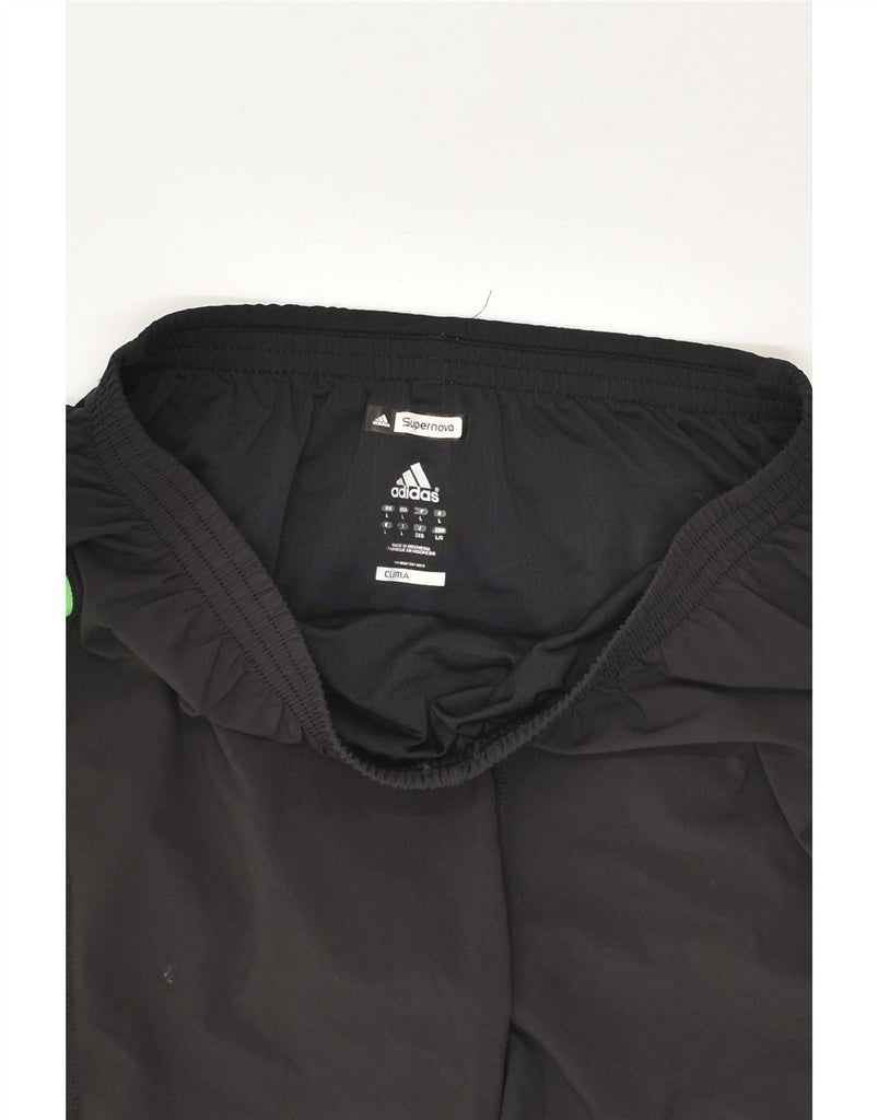 ADIDAS Mens Climacool Sport Shorts Large Black Colourblock Polyester | Vintage Adidas | Thrift | Second-Hand Adidas | Used Clothing | Messina Hembry 