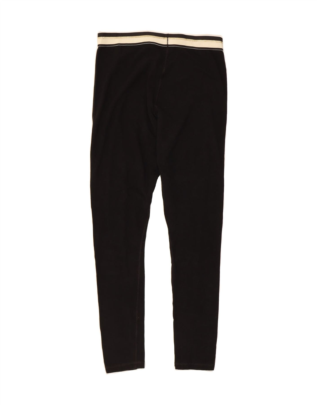 CHAMPION Womens Graphic Leggings UK 14 Large Black Cotton Vintage Champion and Second-Hand Champion from Messina Hembry 