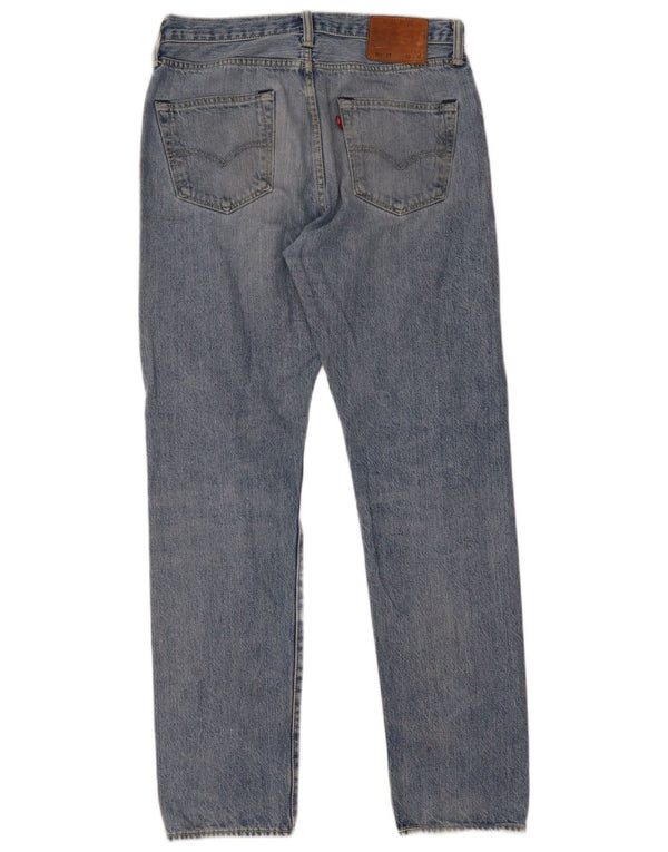 Levi's Mens 501 CT Straight Jeans W30 L32 Blue Cotton
