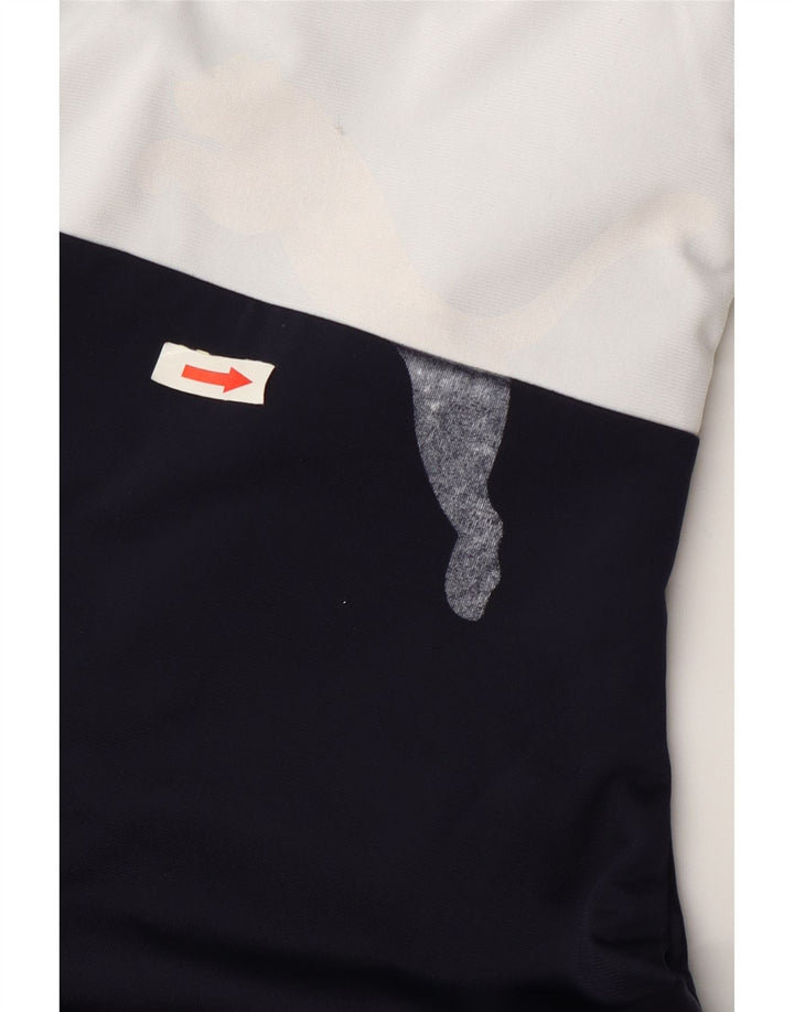 Puma Mens Tracksuit Top Jacket XL Navy Blue Colourblock