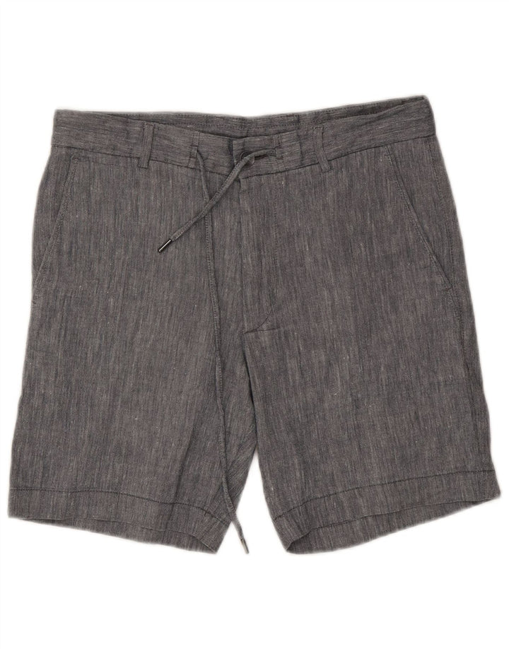 Hugo Boss Mens Chino Shorts EU 46 Small W30  Grey