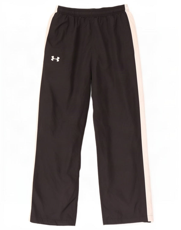 Under Armour Mens Tracksuit Trousers XL Black Colourblock Polyester