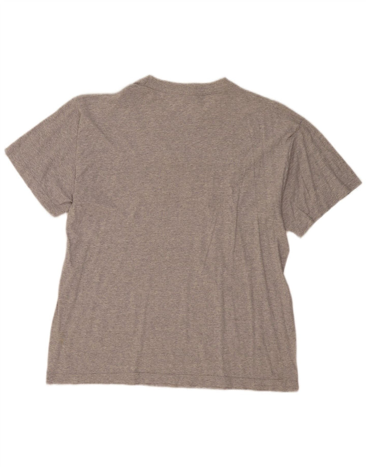 Diadora Mens Graphic T-Shirt Top Large Grey