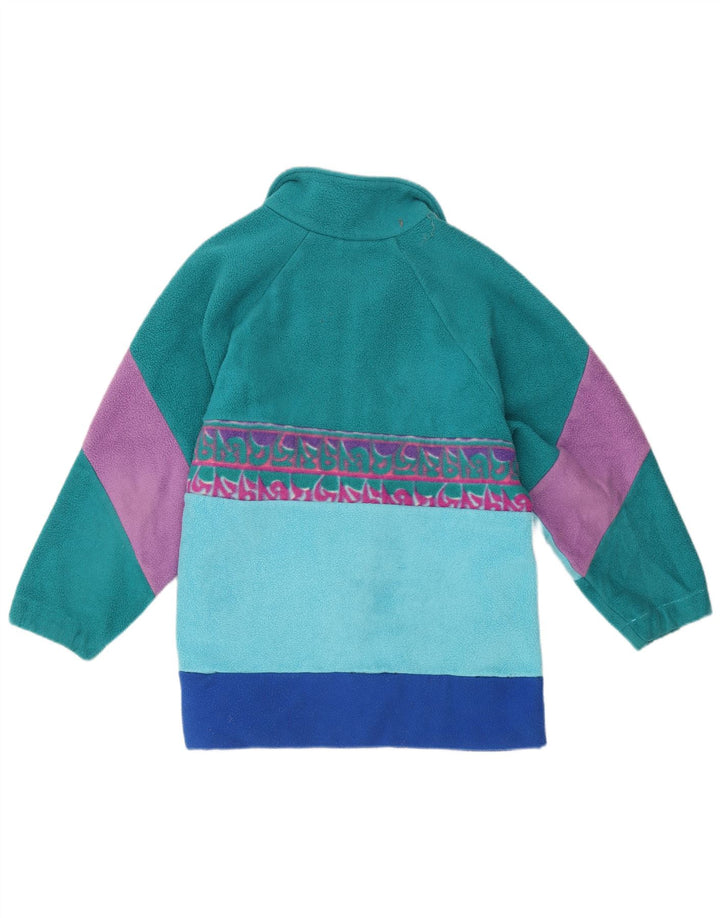 SALEWA Mens Fleece Jacket UK 40 Large Multicoloured Colourblock Polyester