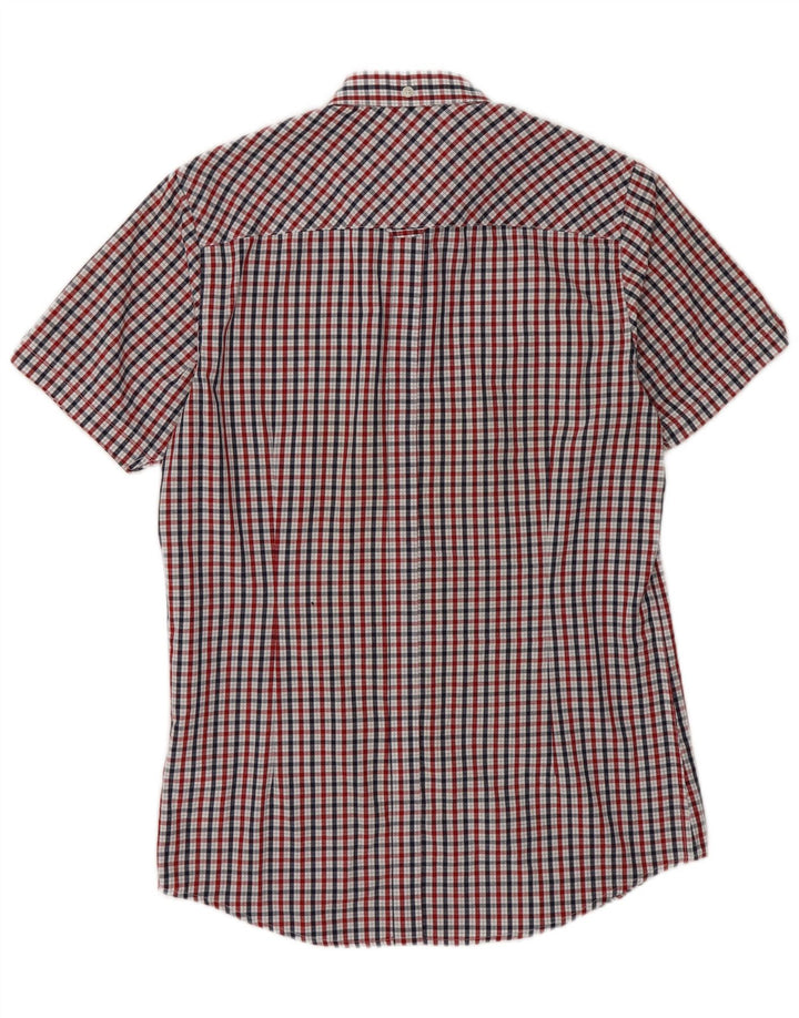 Ben Sherman Mens Signature Short Sleeve Shirt Small Multicoloured Check