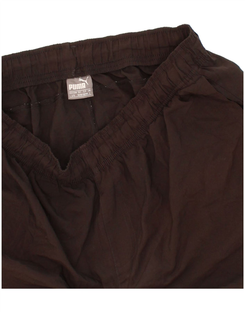 PUMA Mens Sport Shorts Large  Black Polyester Vintage Puma and Second-Hand Puma from Messina Hembry 