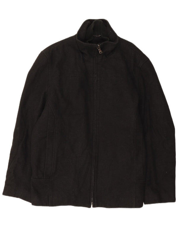 Calvin Klein Mens Windbreaker Jacket UK 38 Medium Black