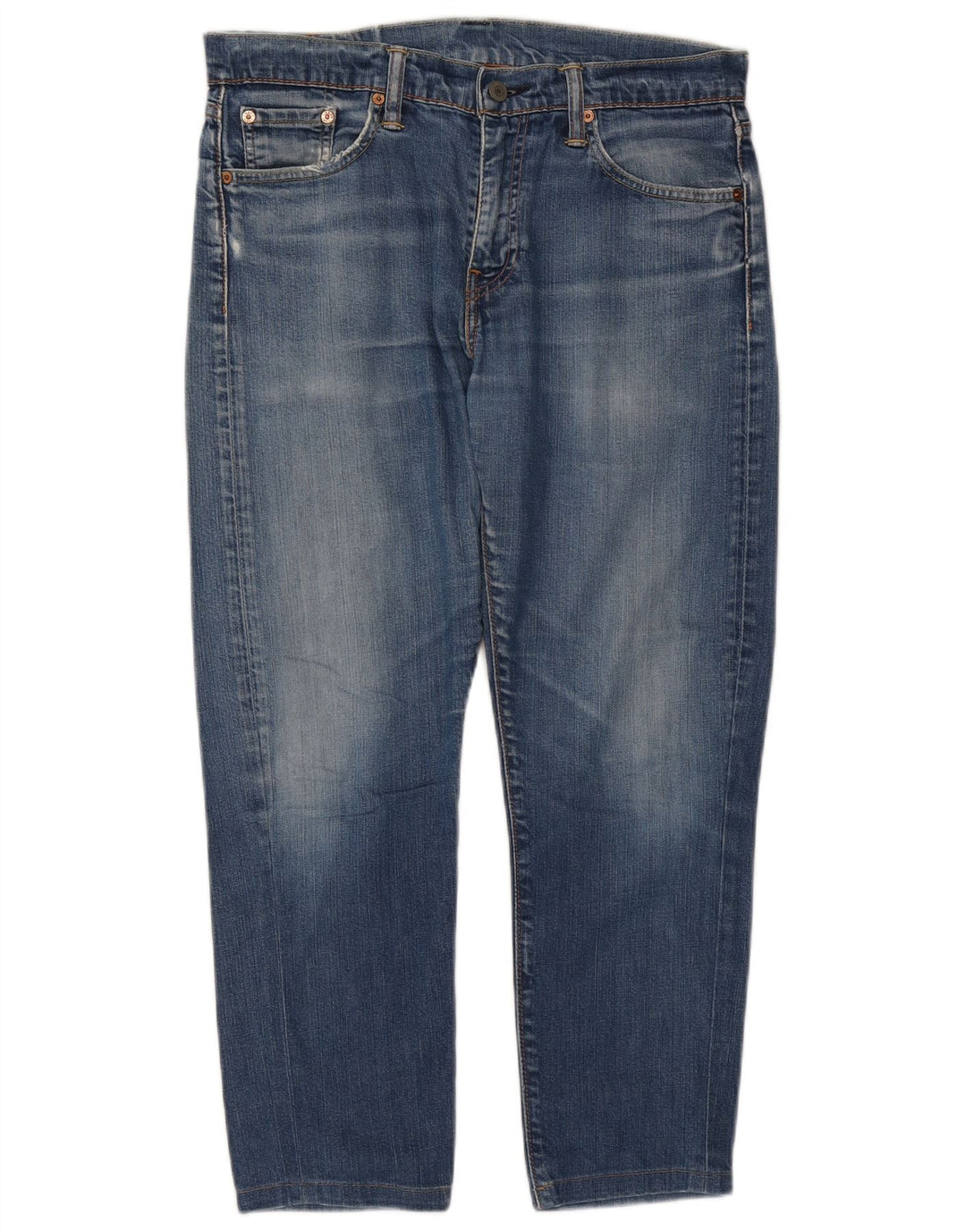 Levi's Womens 508 Regular Fit Tapered Jeans W30 L25 Blue Cotton