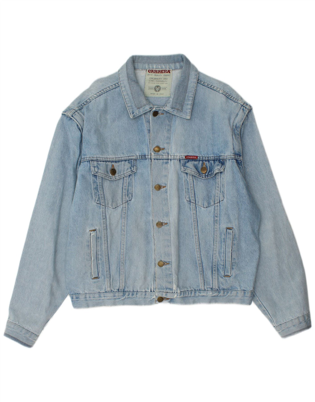Carrera Mens Denim Jacket XL Blue