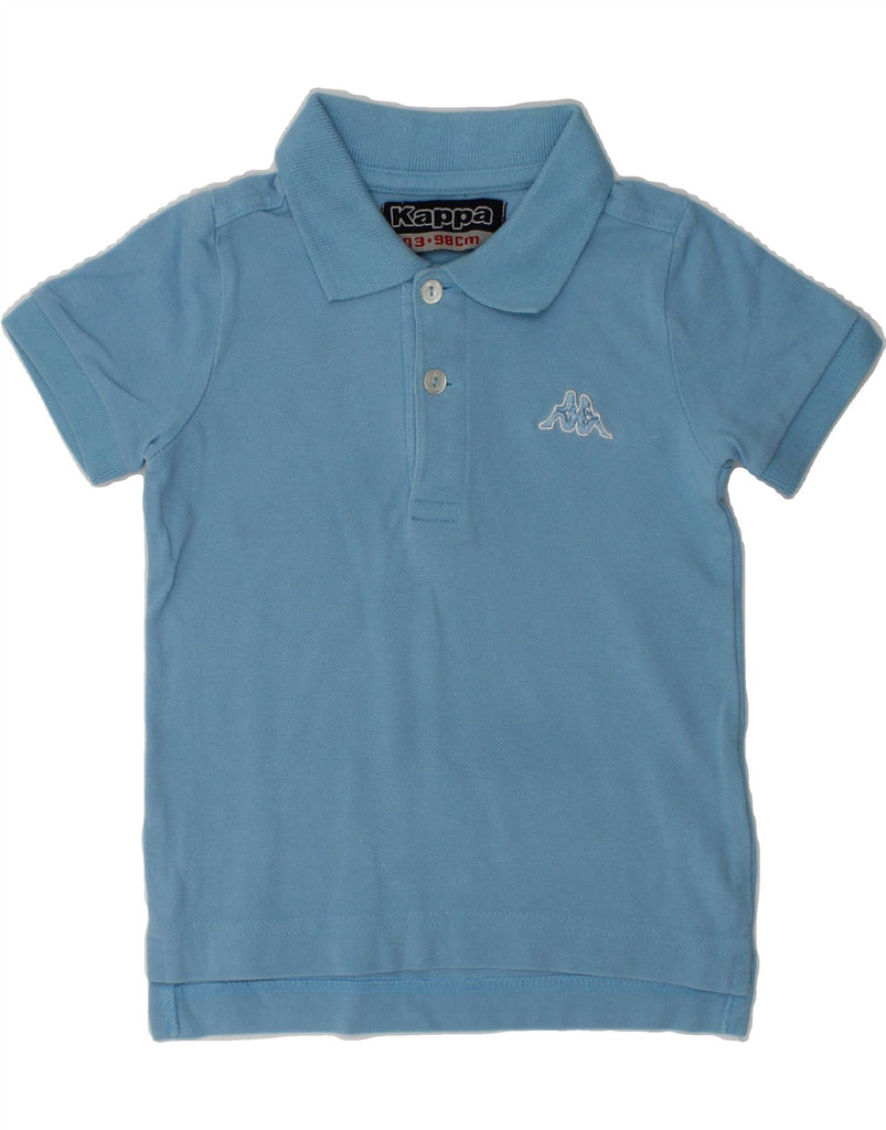 KAPPA Boys Polo Shirt 2-3 Years Blue Cotton | Vintage Kappa | Thrift | Second-Hand Kappa | Used Clothing | Messina Hembry 