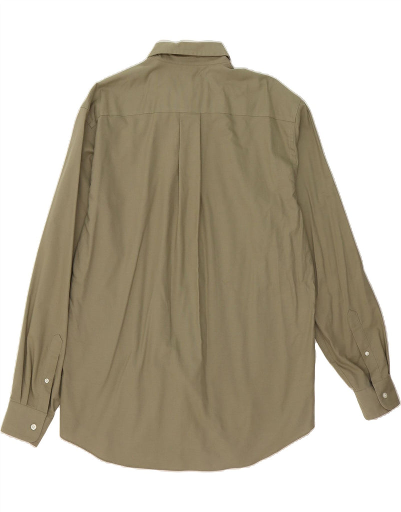 NAUTICA Mens Shirt Size 16 1/2 Large Khaki Cotton Vintage Nautica and Second-Hand Nautica from Messina Hembry 