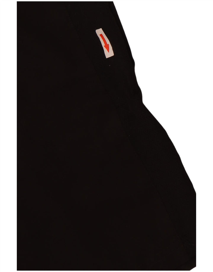 Nike Boys Dri Fit Graphic Sport Shorts 12-13 Years Large Black Polyester
