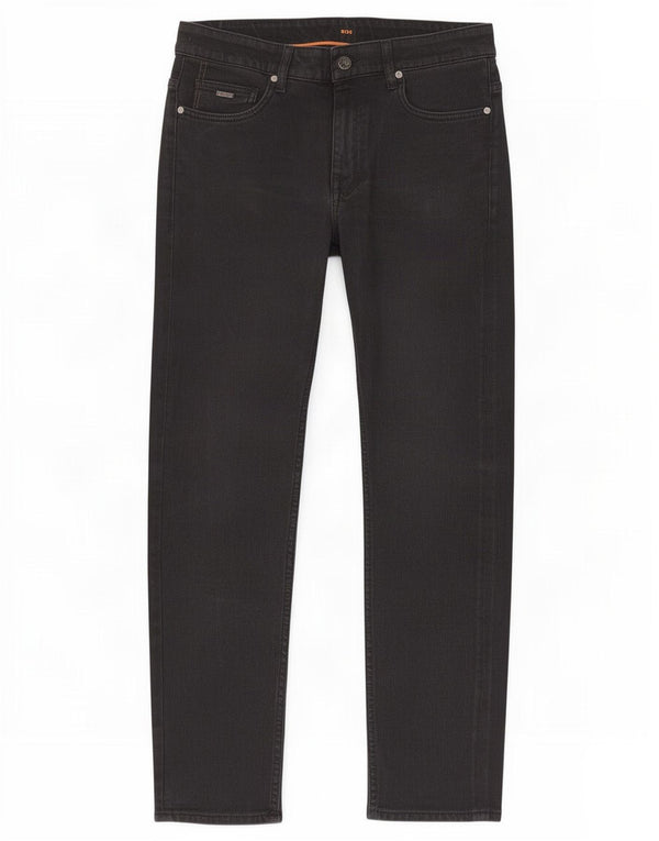Hugo Boss Mens Slim Jeans W32 L30 Black Cotton