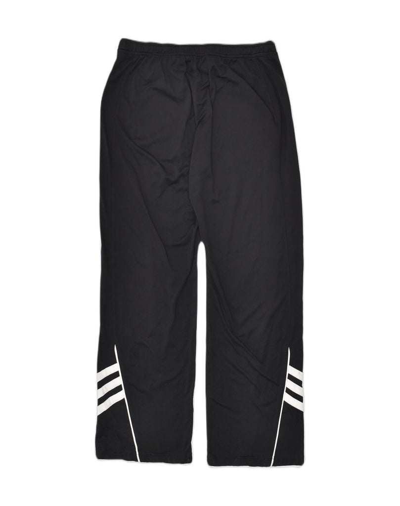 ADIDAS Womens Tracksuit Trousers UK 14 Medium Black Polyester | Vintage Adidas | Thrift | Second-Hand Adidas | Used Clothing | Messina Hembry 