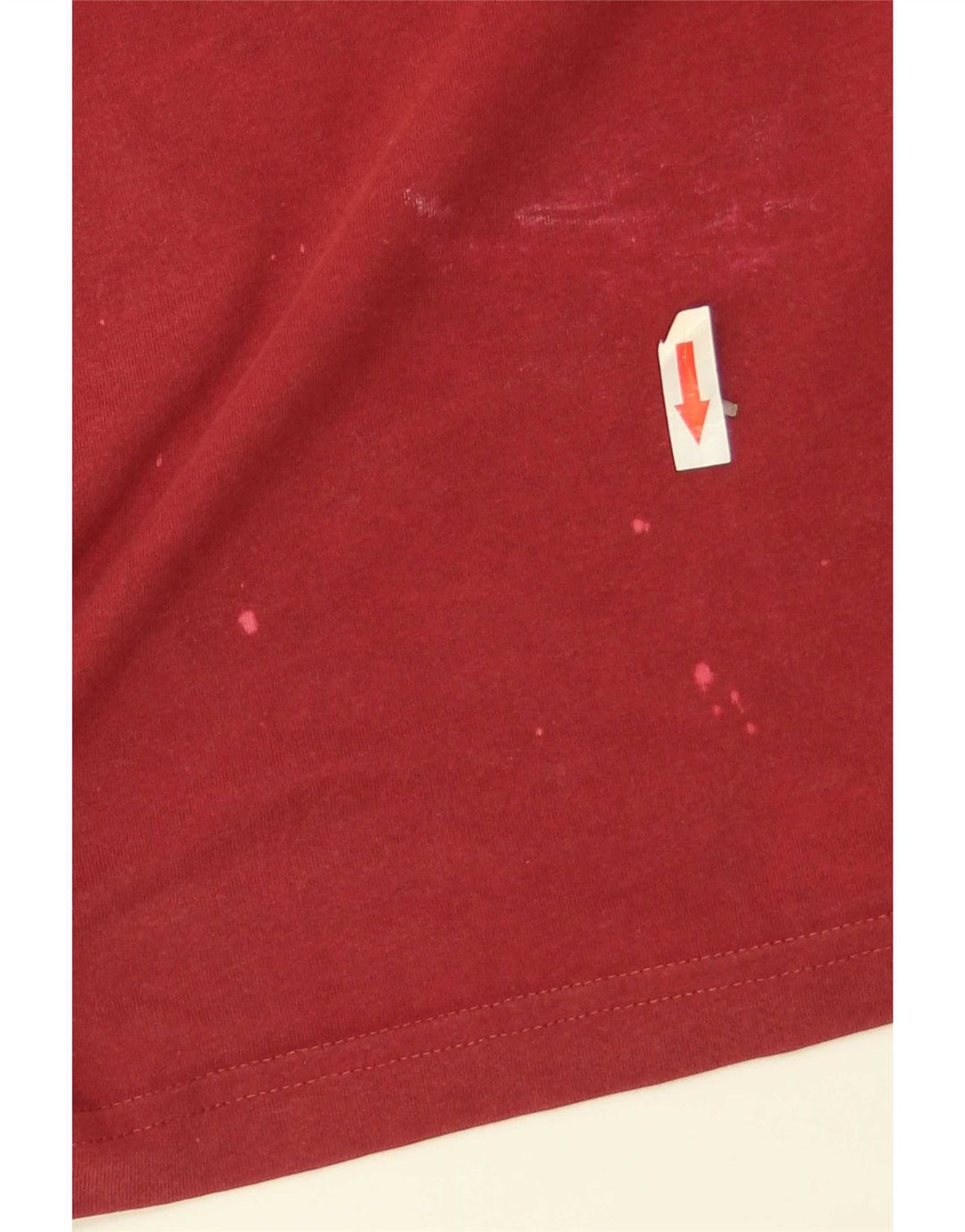 Adidas Mens Graphic T-Shirt Top Large Red Cotton