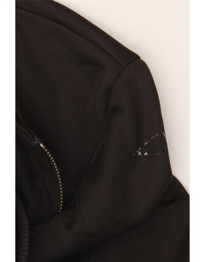Zara Mens Tracksuit Top Jacket XL Black Polyester