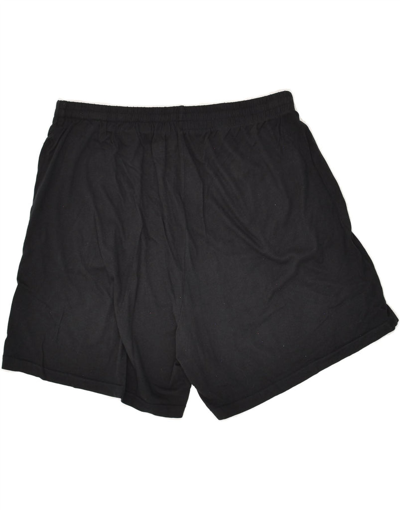 KAPPA Mens Sport Shorts 3XL Black Cotton | Vintage Kappa | Thrift | Second-Hand Kappa | Used Clothing | Messina Hembry 