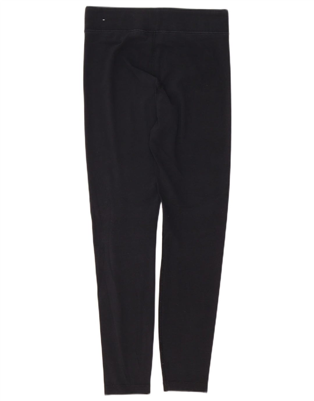 NIKE Womens Graphic Leggings UK 14 Medium  Black Cotton