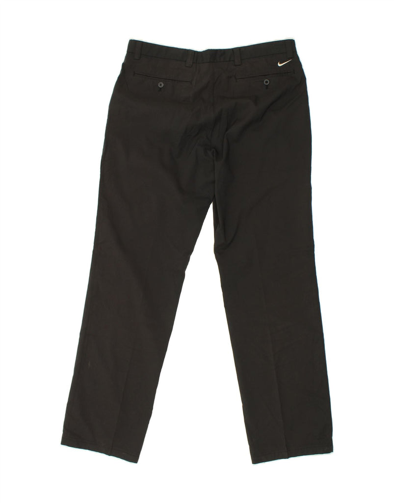 NIKE Mens Dri Fit Straight Chino Trousers W36 L34 Black Vintage Nike and Second-Hand Nike from Messina Hembry 