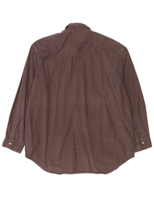Levi's Mens Corduroy Shirt XL Brown Cotton