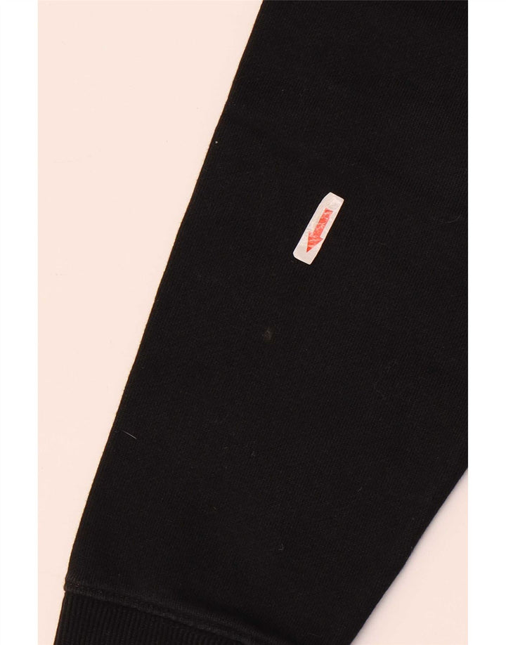 Calvin Klein Jeans Mens Graphic Sweatshirt Jumper Medium Black Colourblock