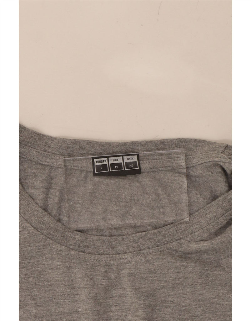 HUMMEL Mens T-Shirt Top Medium Grey Cotton Vintage Hummel and Second-Hand Hummel from Messina Hembry 