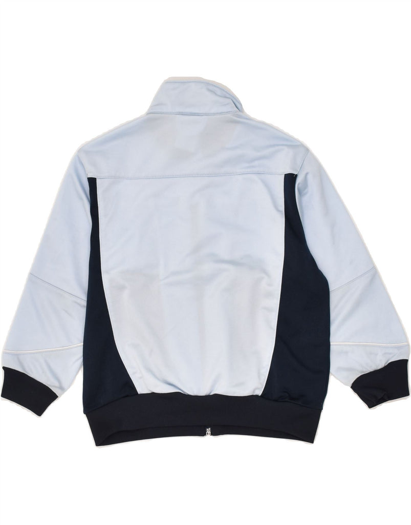 ADIDAS Boys Tracksuit Top Jacket 7-8 Years Blue Colourblock Polyester | Vintage Adidas | Thrift | Second-Hand Adidas | Used Clothing | Messina Hembry 