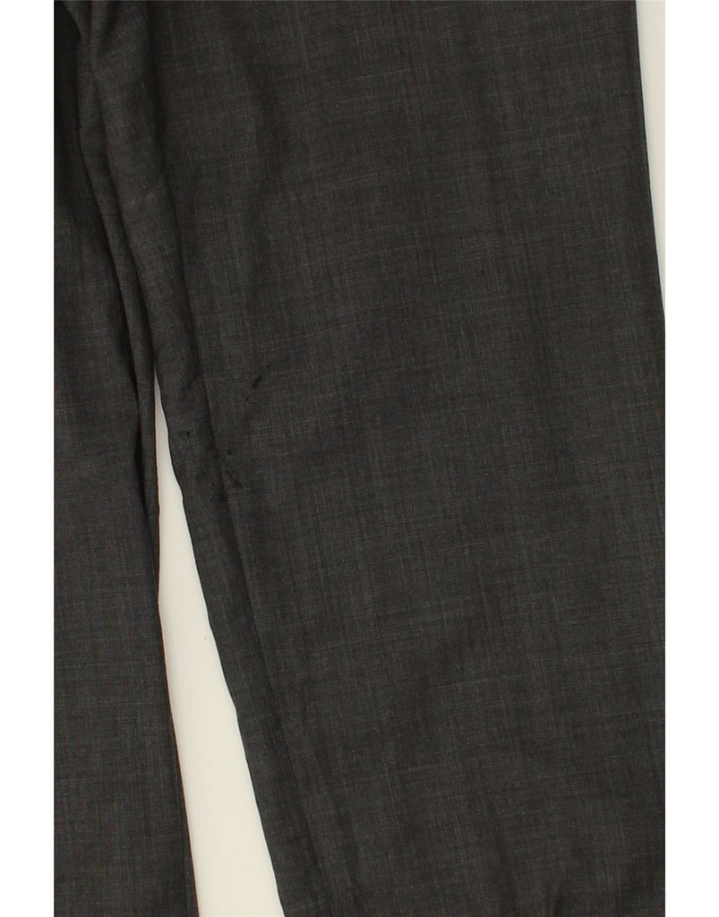 RALPH LAUREN Womens Tapered Suit Trousers W40 L26 Grey Wool | Vintage Ralph Lauren | Thrift | Second-Hand Ralph Lauren | Used Clothing | Messina Hembry 