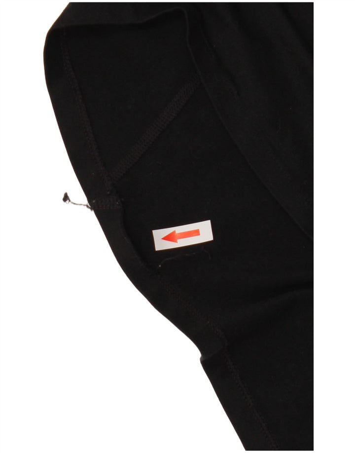 Nike Mens Dri Fit Zip Neck Pullover Tracksuit Top Medium Black Polyester