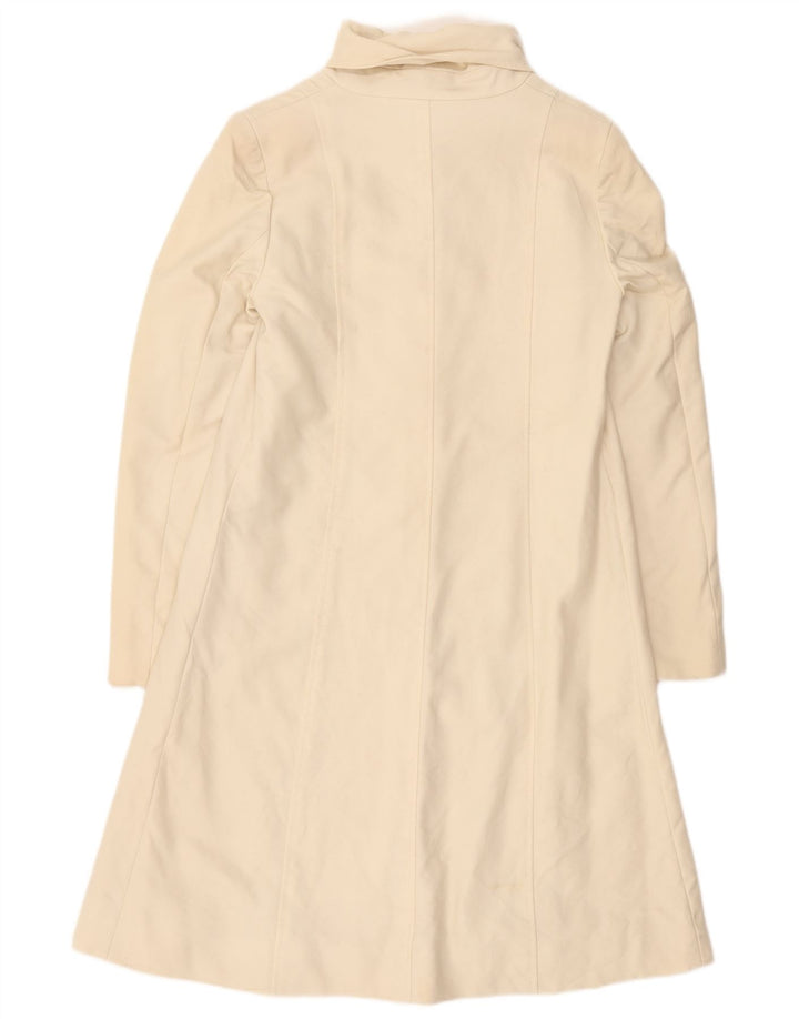 Ralph Lauren Womens Overcoat US 10 Large Off White Wool