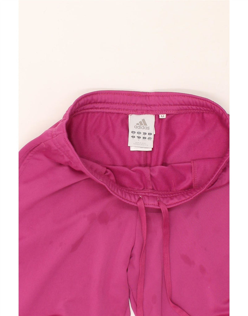 ADIDAS Womens Tracksuit Trousers UK 14 Medium Pink Polyester Vintage Adidas and Second-Hand Adidas from Messina Hembry 