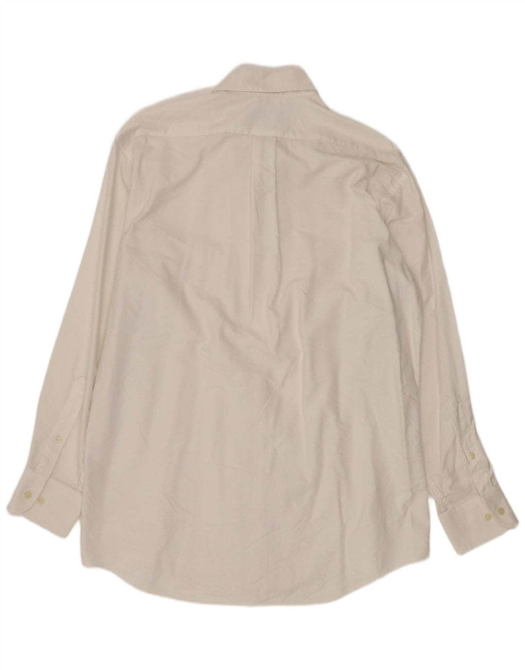 Chaps Mens Shirt Size 15 1/2 Medium White Cotton