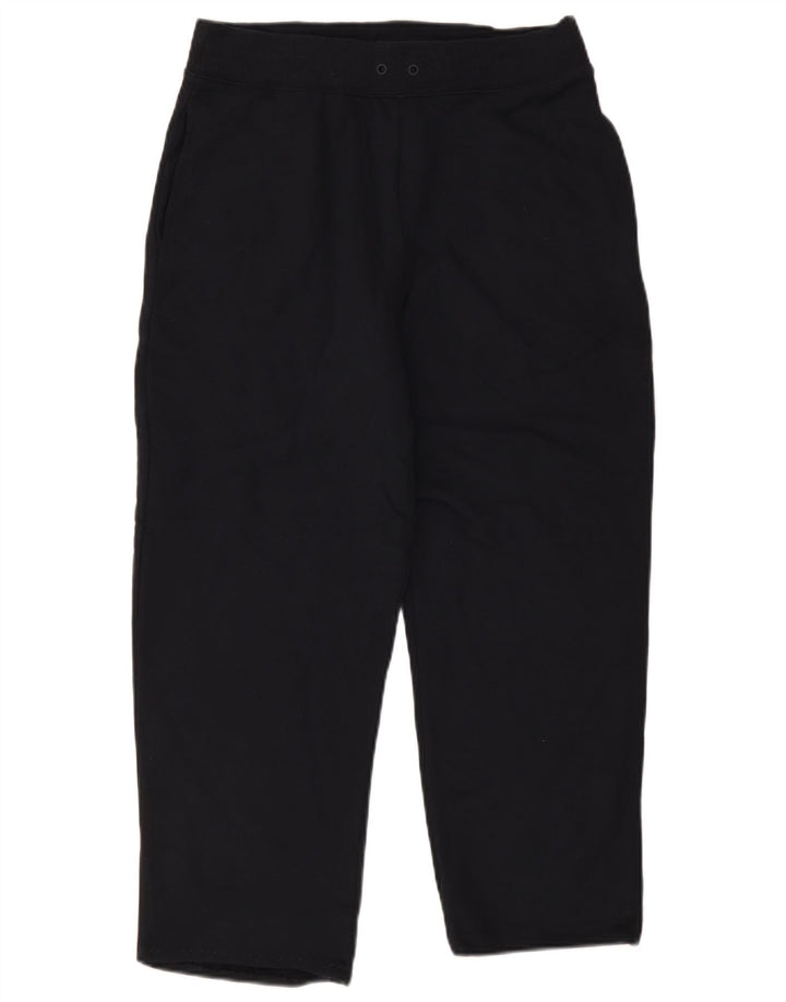 MARKS & SPENCER Womens Tracksuit Trousers UK 12 Medium Navy Blue Cotton