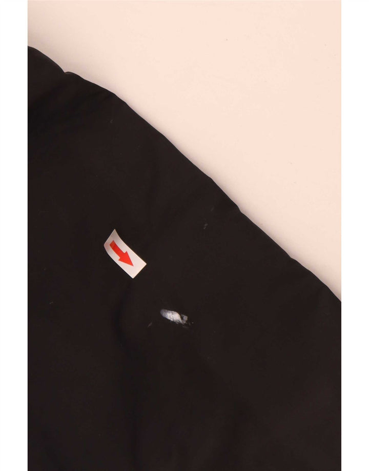 Fred Perry Mens Hooded Padded Jacket UK 40 Large Black Polyester