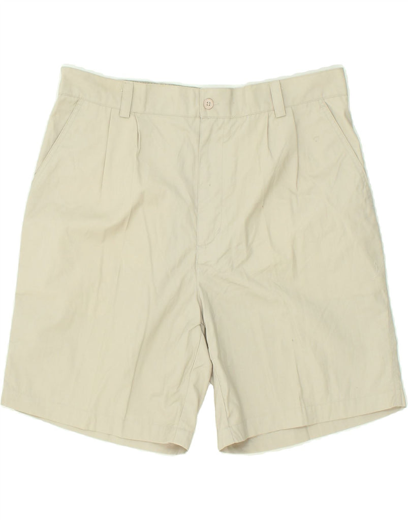 VINTAGE Mens Pegged Chino Shorts IT 54 2XL W36  Beige Cotton | Vintage Vintage | Thrift | Second-Hand Vintage | Used Clothing | Messina Hembry 