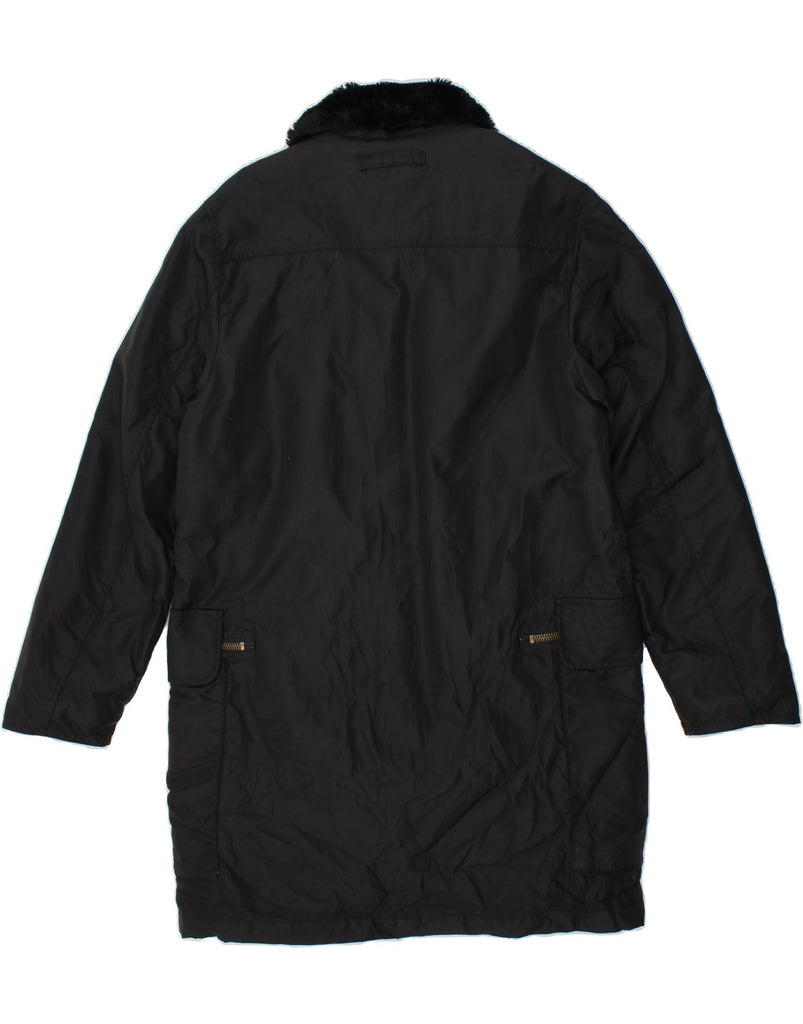 BENETTON Mens Windbreaker Coat UK 36 Small Black Vintage Benetton and Second-Hand Benetton from Messina Hembry 