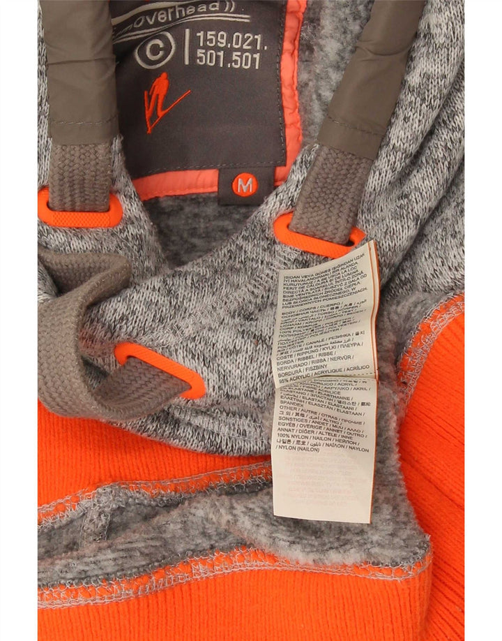 Superdry Mens Hoodie Jumper Medium Grey Flecked Polyester