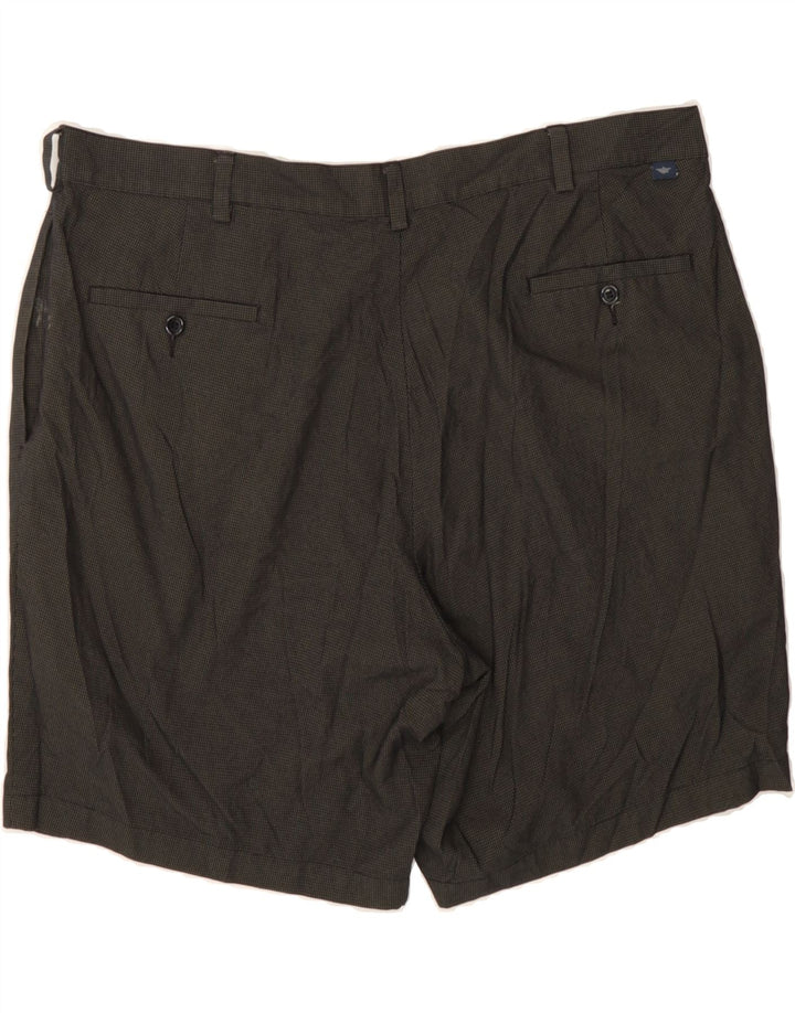 DOCKERS Mens Pegged Casual Shorts W40 XL Grey Check Rayon Vintage Dockers and Second-Hand Dockers from Messina Hembry 
