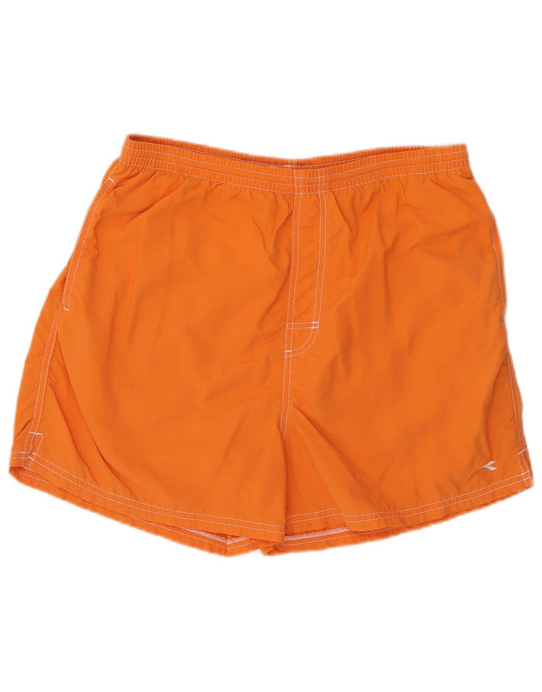 Diadora Mens Swimming Shorts Large Orange Polyamide