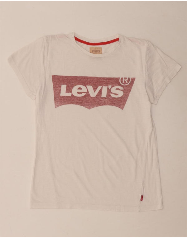 LEVI'S Boys Graphic T-Shirt Top 13-14 Years White