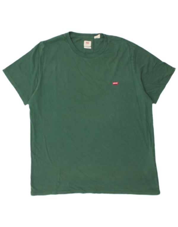 Levi's Mens Standard T-Shirt Top Large Green Cotton