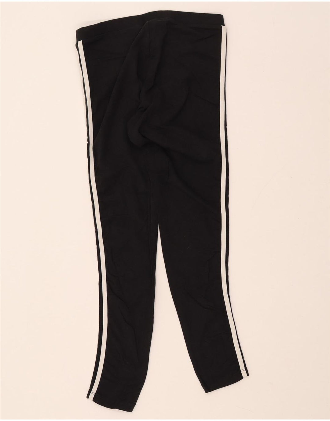 ADIDAS Womens Leggings UK 10 Small  Black Cotton