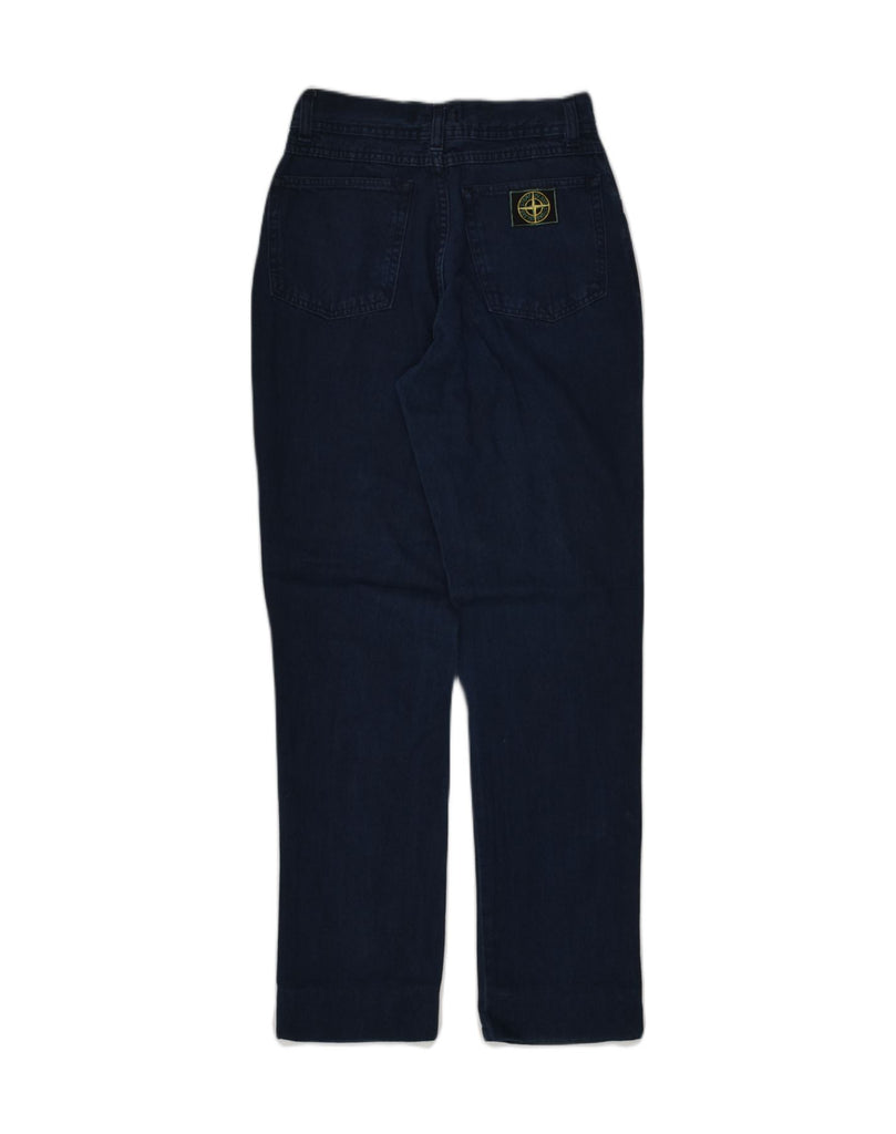 STONE ISLAND Womens Slim Jeans W24 L29 Navy Blue Cotton | Vintage Stone Island | Thrift | Second-Hand Stone Island | Used Clothing | Messina Hembry 