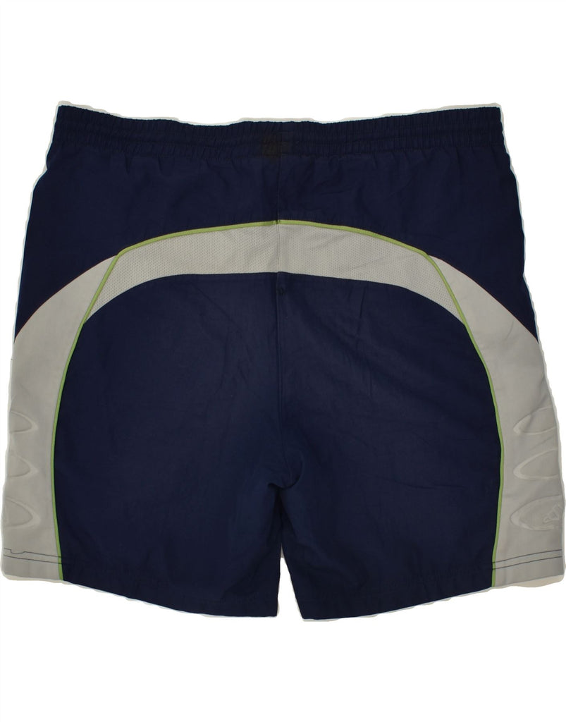 ADIDAS Mens Sport Shorts XL Navy Blue Colourblock Polyester | Vintage Adidas | Thrift | Second-Hand Adidas | Used Clothing | Messina Hembry 