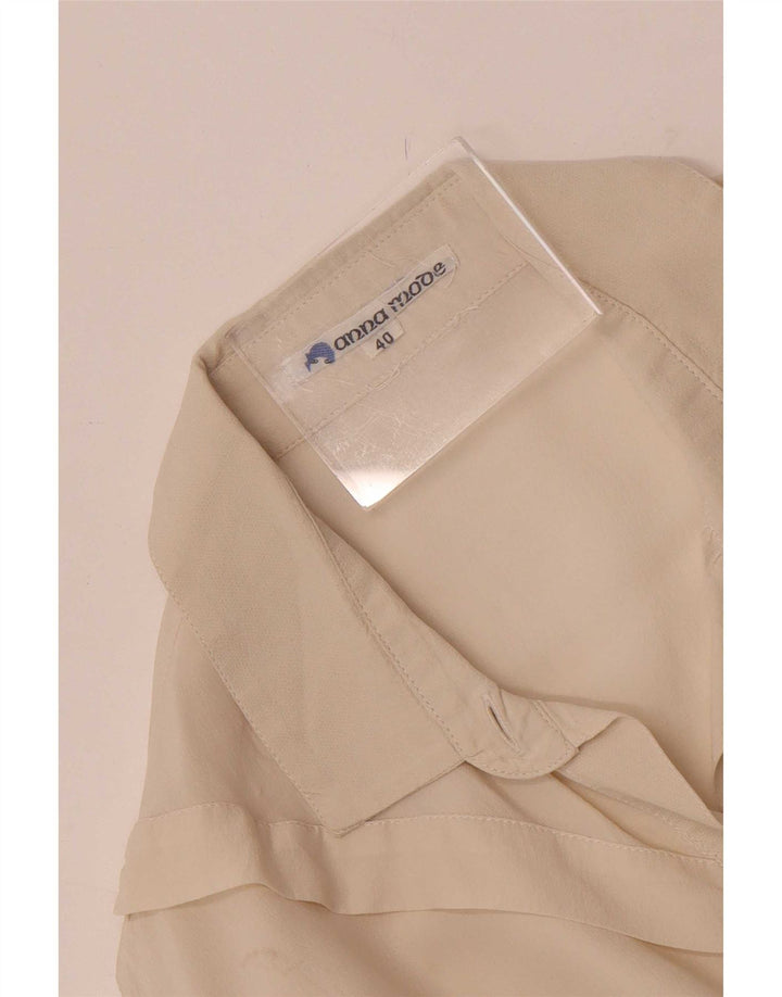 Vintage Womens Shirt Blouse IT 40 Small Off White