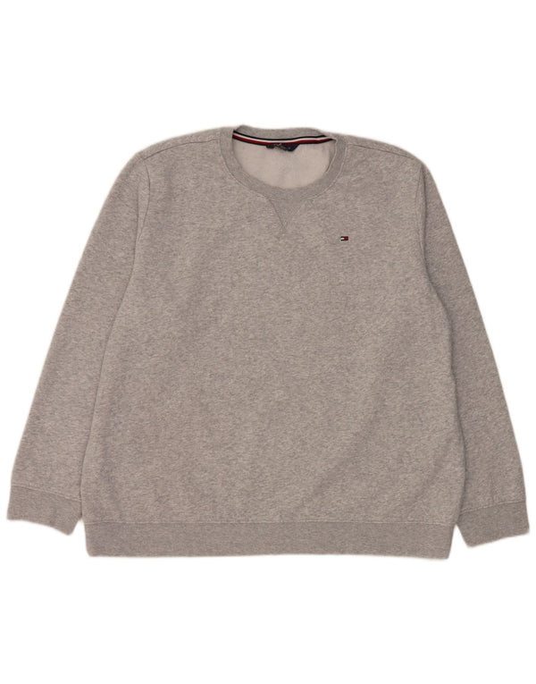 Tommy Hilfiger Womens Sweatshirt Jumper UK 20 2XL Grey Cotton