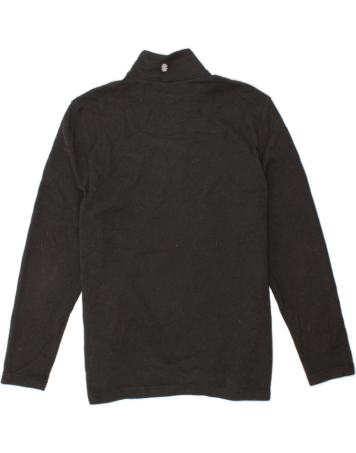 IZOD Mens Zip Neck Sweatshirt Jumper Medium Grey Vintage Izod and Second-Hand Izod from Messina Hembry 