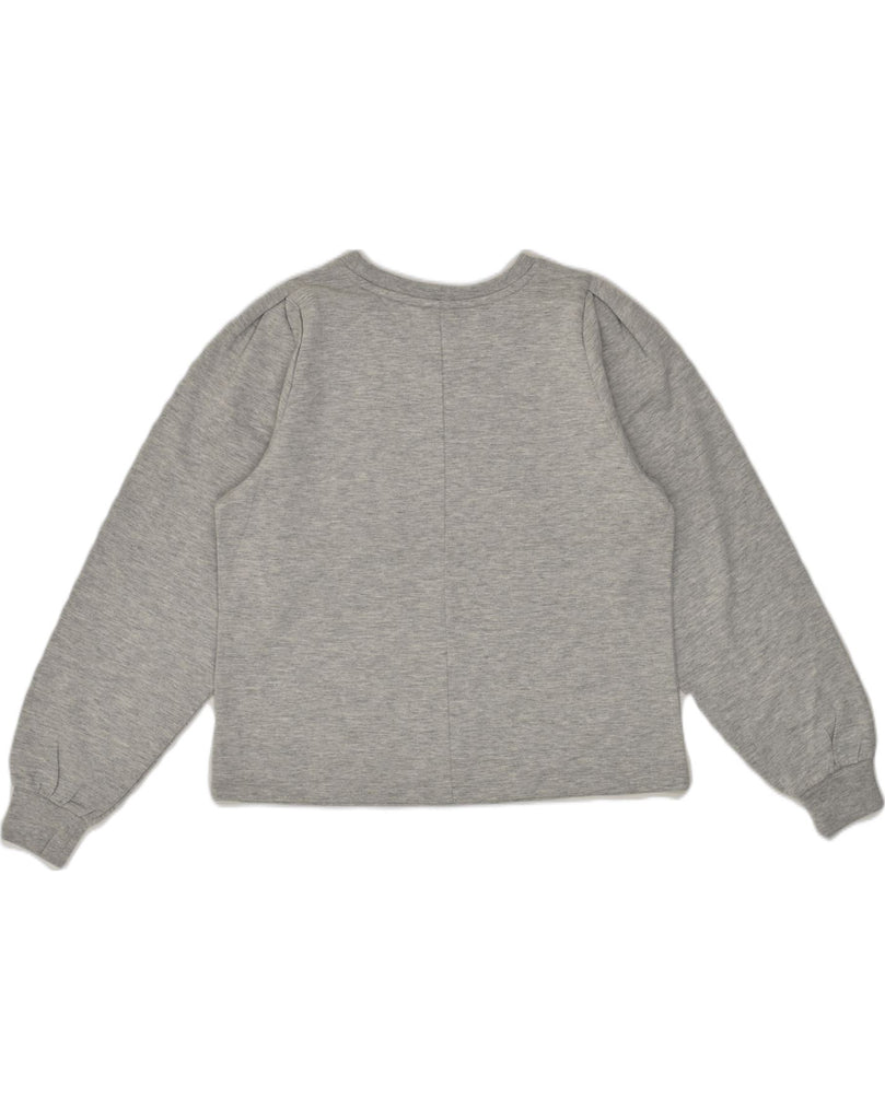 BANANA REPUBLIC Womens Sweatshirt Jumper UK 10 Small Grey Polyester | Vintage Banana Republic | Thrift | Second-Hand Banana Republic | Used Clothing | Messina Hembry 